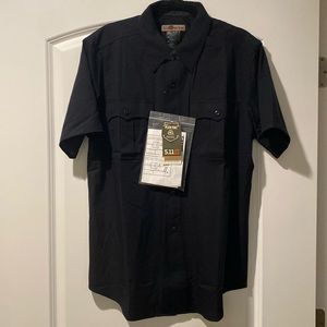 5.11 Tactical | Men's Class A Flex-Tac Poly/Wool Twill Short Sleeve Shirt | L